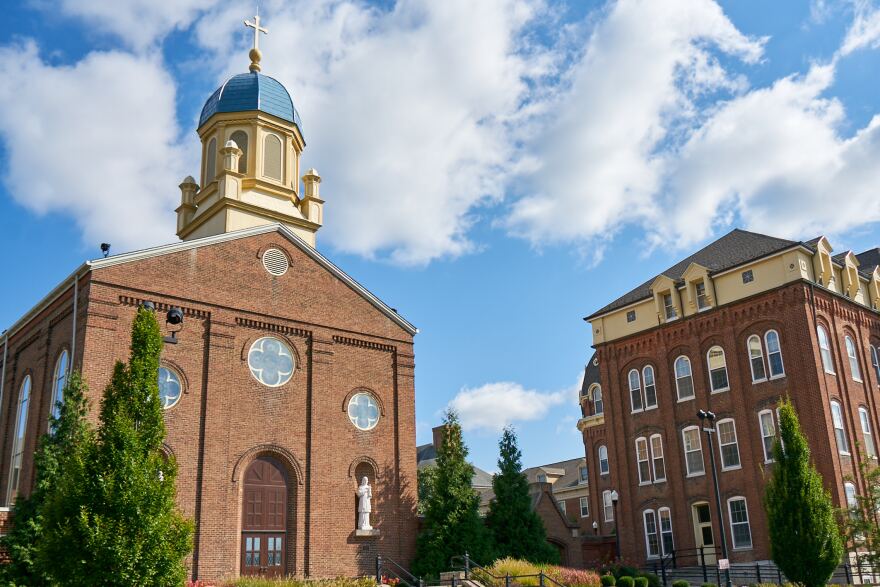 The University of Dayton is a private, Catholic university in Dayton. The Chappel of the Immaculate Conception on campus, pictured here on Oct. 2, 2022, is one of the university’s symbols.