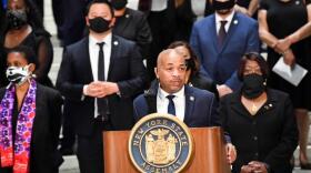 Assembly Speaker Carl Heastie speaks at a news conference Monday in Albany NEW YORK STATE ASSEMBLY / FACEBOOK