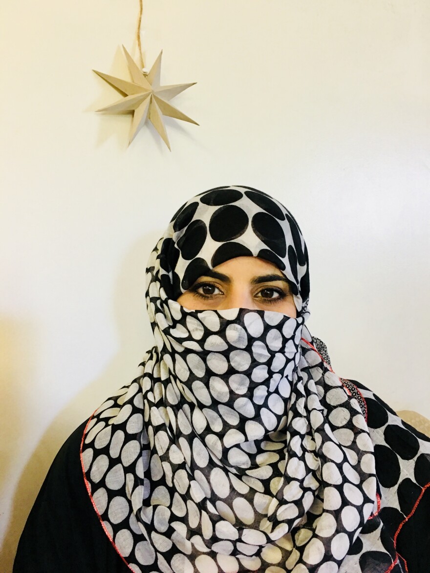 Mona, a mother of four from Saudi Arabia, is one of several Saudi nationals studying English at Missouri State University's English Language Institute in downtown Springfield. 