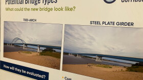 Potential design options for a new $237-million Centennial Bridge, presented at a public meeting Wednesday, Oct. 21, 2026 in Rock Island.