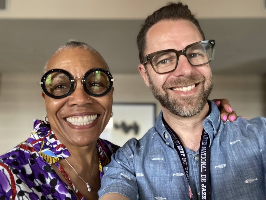 Dee Dee Bridgewater and Leo Sidran at the 2022 Montreal International Jazz Festival