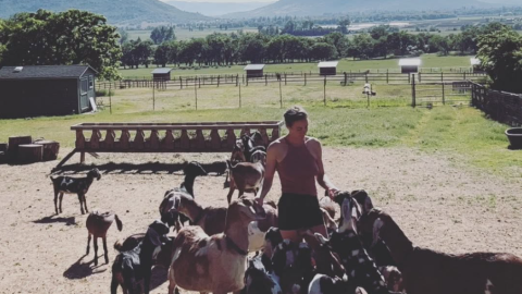 Erin Dahl is owner of Salty Goats Farms in the Rogue Valley, which she started with no farm experience.