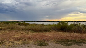 Storm clouds move over Lake Fort Phantom Hill on the evening of Sept. 16, 2026. The reservoir supplies between a quarter and two-thirds of Abilene's drinking water depending on the season. Photo by Caysson Higgins.