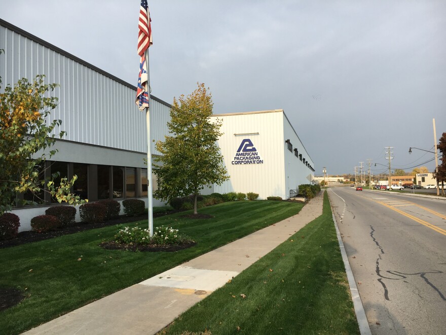 American Packaging Corporation plant on Driving Park Avenue in Rochester