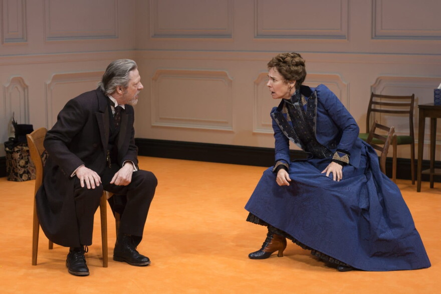 Chris Cooper and Laurie Metcalf in a scene from "A Doll's House, Part 2." (Courtesy Brigitte Lacombe)