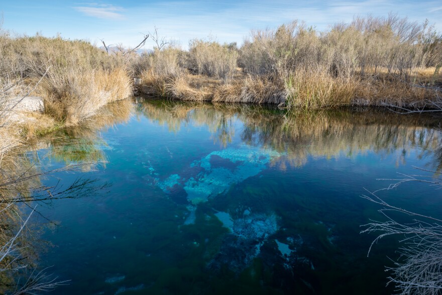 Rover Critical Minerals' initial proposal, in the summer of 2023, included plans for exploratory lithium drilling within 2,000 feet of Fairbanks Spring, shown here.