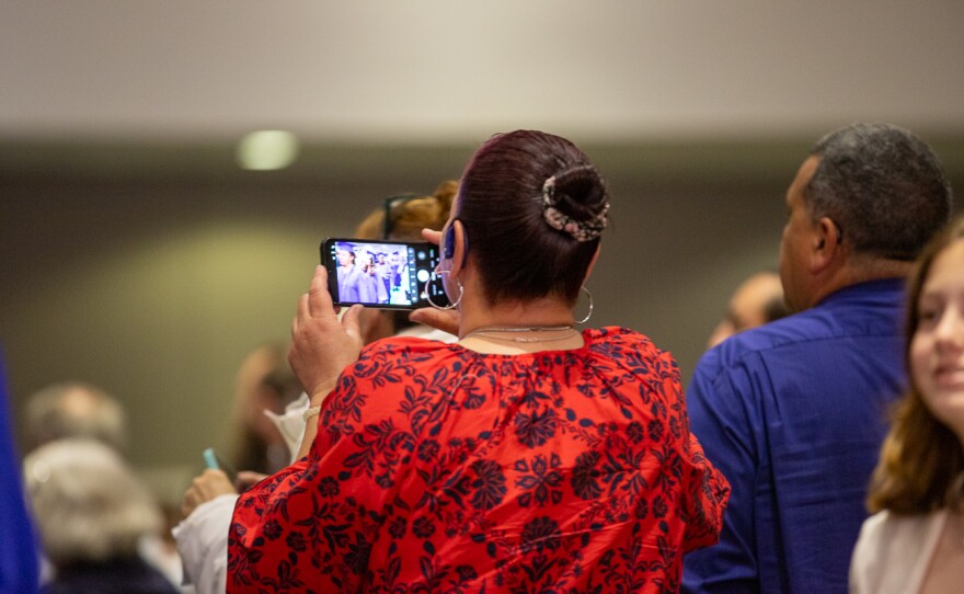 Nearly 60 graduates of the Goodwill / NexStep Alliance GED program received their diplomas on Thursday during a ceremony at the Wichita State Hughes Metropolitan Complex. “I’m no longer stuck. I no longer have those chains holding me back," said graduate Gabriela Rodriguez.