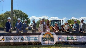 Groundbreaking of Yaeger Plaza in Liberty City.