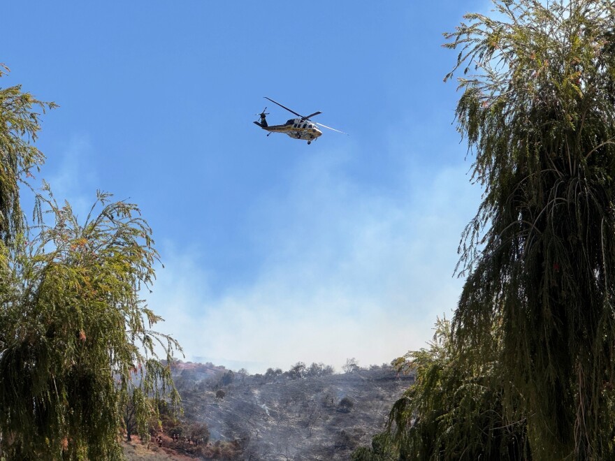 Sandy Fire from Sandy Ave