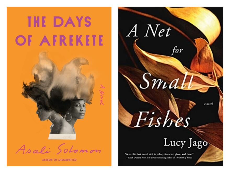 'The Days of Afrekete' : Farrar, Straus and Giroux (l); 'A Net for Small Fishes': Flatiron Books (r)