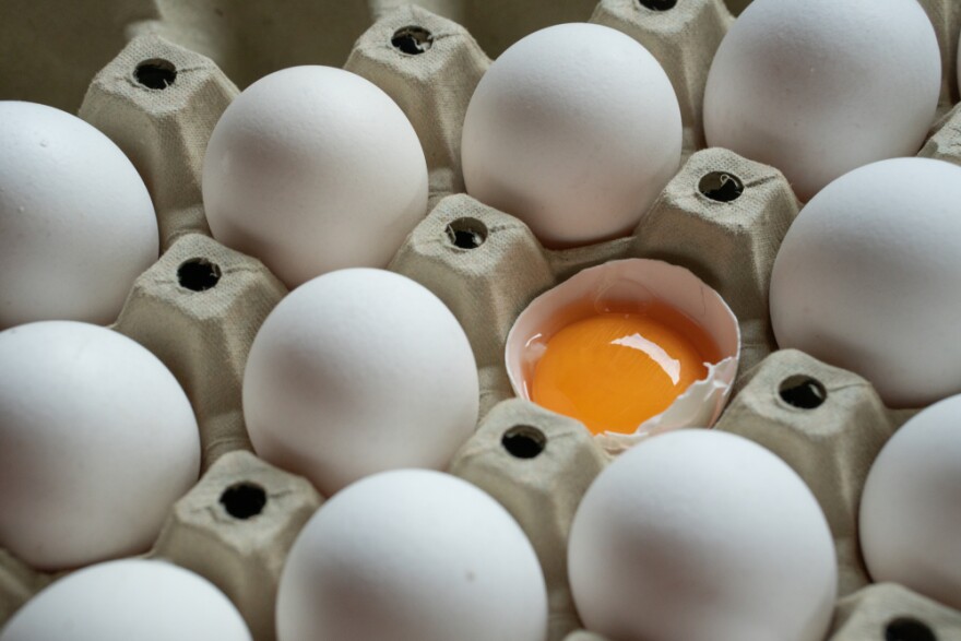 Dr. Cheung says the yolk contains the chemicals that may help protect the brain against Alzheimer's.
