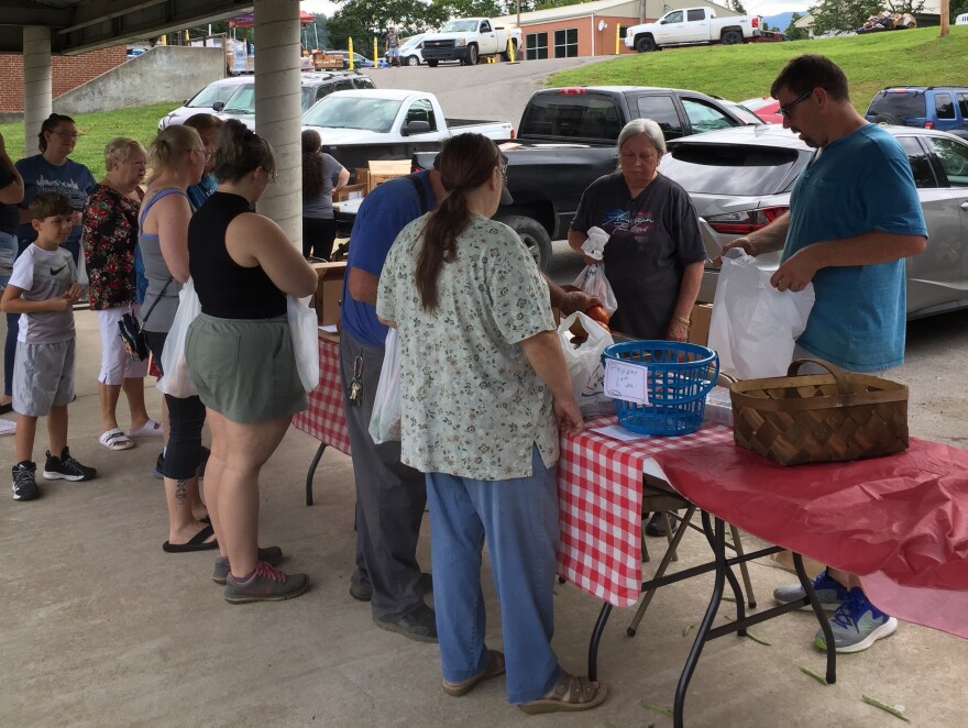 The Letcher County Farmers Market in Whitesburg, Ky.