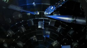 Physicists put diamonds at the center of this massive laser, to see what would happen.