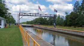 Erie Canal Lock in Village of Macedon.