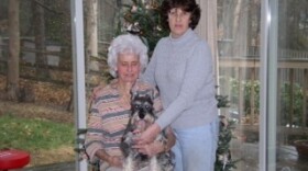 Kathy Gaarde, one of the people killed in Monday's shootings at Washington's Navy Yard, in a family photo. Her husband, Douglass, says the picture depicts Gaarde "with her 94-year-old mother who she cared for until she passed away last year."