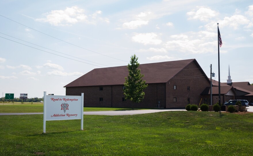 Road to Redemption holds a weekly free dinner and support meeting at a church in Muncie, Ind.