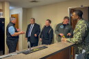 Former Secretary of the Navy Carlos Del Toro inspected unaccompanied housing at Naval Station Norfolk.