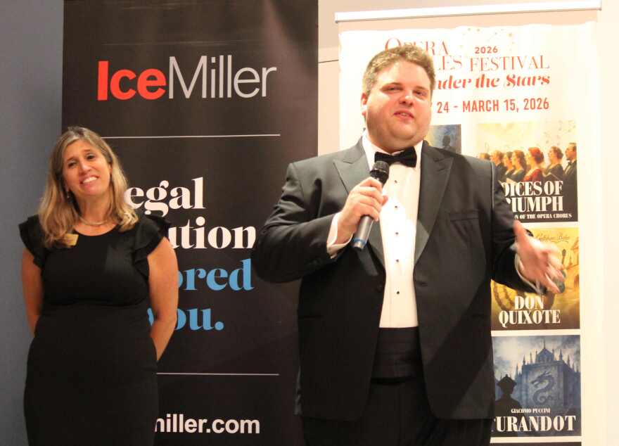 Tenor Victor Cardamone after being named one of five winners of Luciano Pavarotti Foundation Opera Naples International Voice Competition.