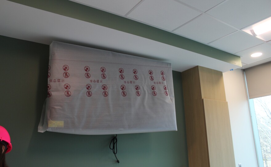 A new smart tv at Citizens Memorial Hospital in Bolivar, Mo. on February 17, 2026.
