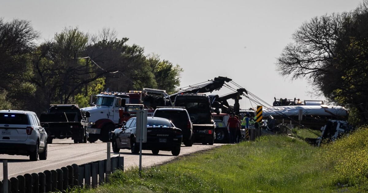 Concrete truck driver arrested in fatal Hays CISD bus crash