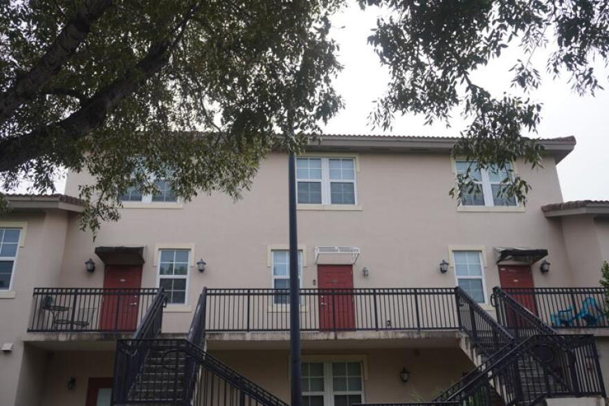 Apartment buildings at North Park at Scott Carver in Miami's Liberty City neighborhood. The mixed-income development includes apartments and townhomes managed by McCormack Baron Management.