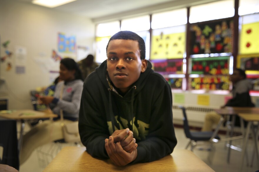 Tahj Cruell, 16, is glad to have a second chance at getting a diploma. He doesn't want to find out what the alternative is.