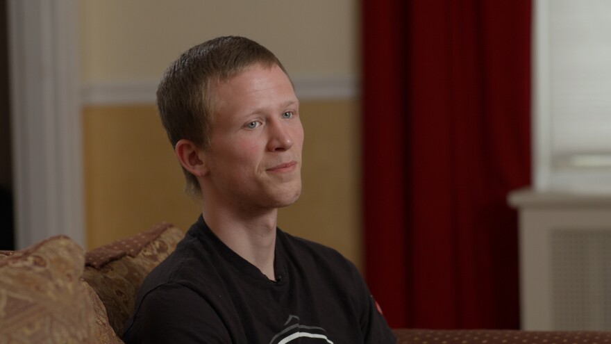 23-year-old Daniel Hoy's parents gave him up to the state when he was 12 after exhausting all other options to get him treatment for severe post-traumatic stress disorder. After suing the state, they were able to regain custody. 