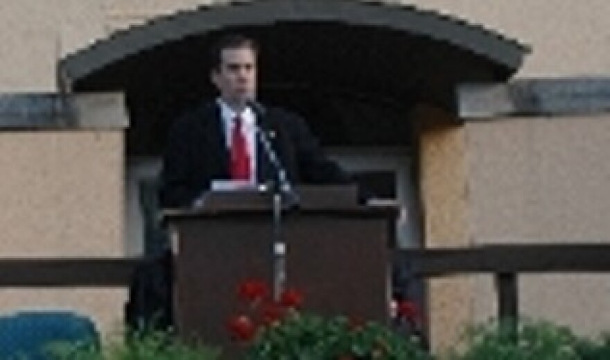 Congressman Boren at a town hall meeting