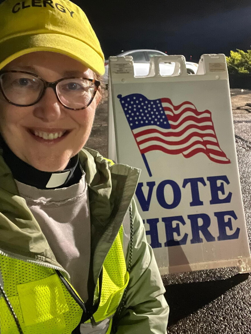 Clergy from all faiths are encouraged to volunteer at the polls.
