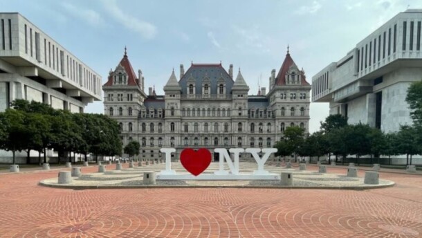 The New York State Capitol.
