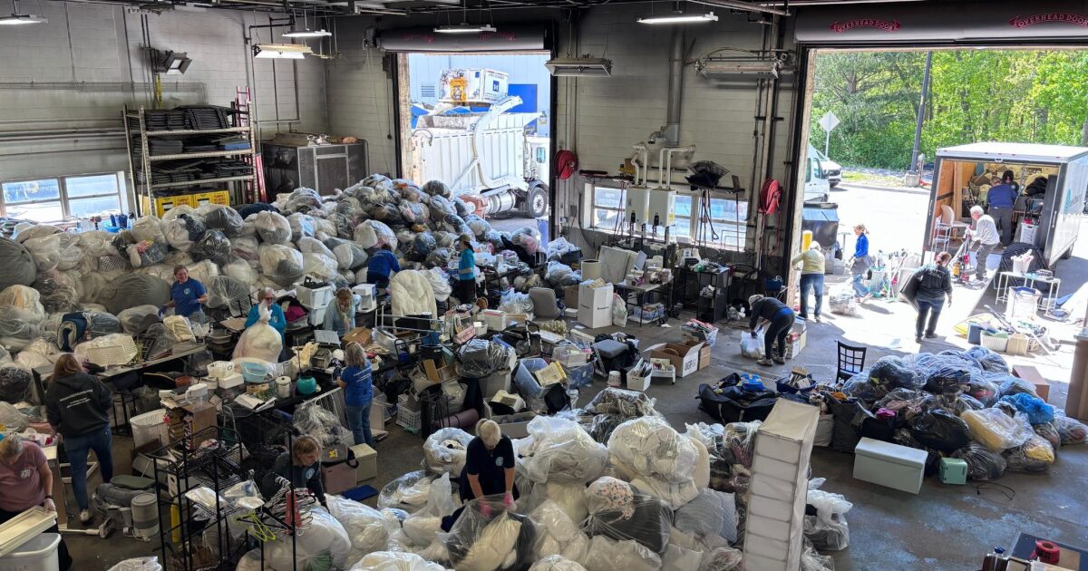 U-M collects tons of items for reuse during spring student move-out