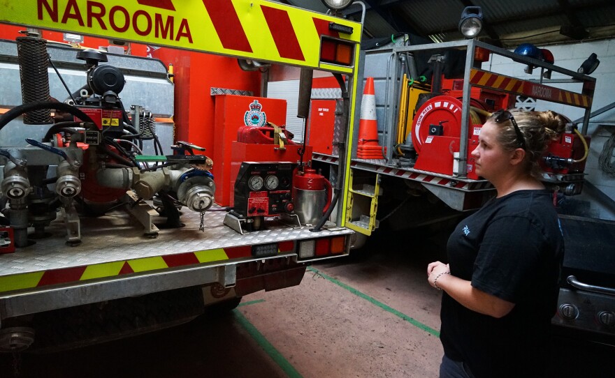 Sophie Taylor was made a brigade captain on Australia's South Coast just months before historic wildfires chased people from mountains to the beach. She says she feels flat without the adrenaline rush of fighting an active fire.