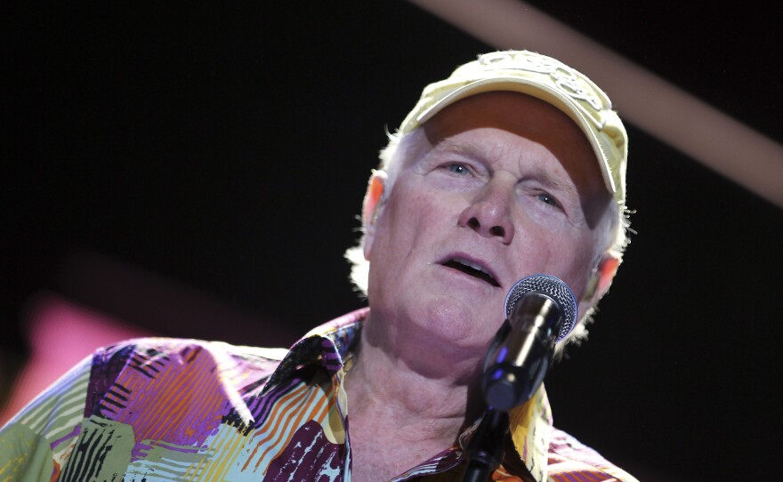 LAS VEGAS, NV - MAY 27: Mike Love of the Beach Boys performs at the Red Rock Casino, Resort and Spa on May 27, 2012 in Las Vegas, Nevada. (Photo by Jeff Bottari/Getty Images)