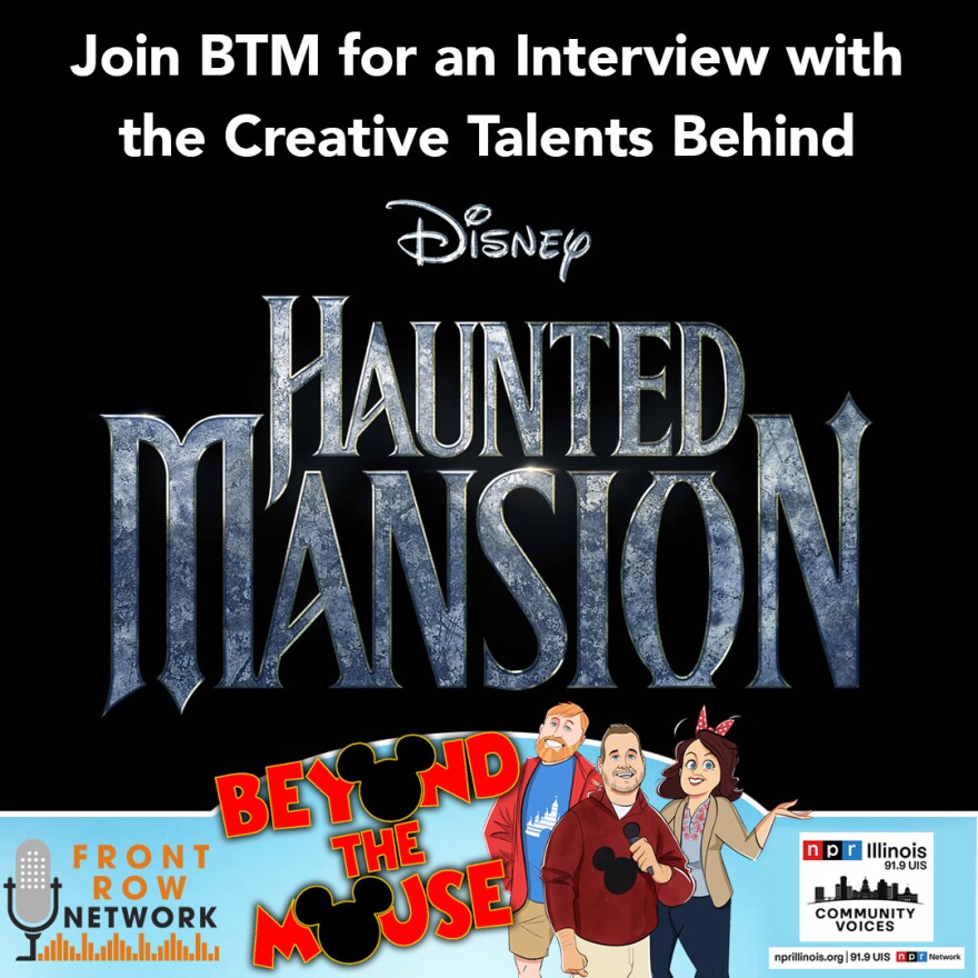 Beyond the Mouse Logo and Haunted Mansion logo