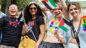 Anna Keener, second from right, said, “Now more than ever, in our political climate, our rights are being threatened ... I think it's important to show up now more than ever.”