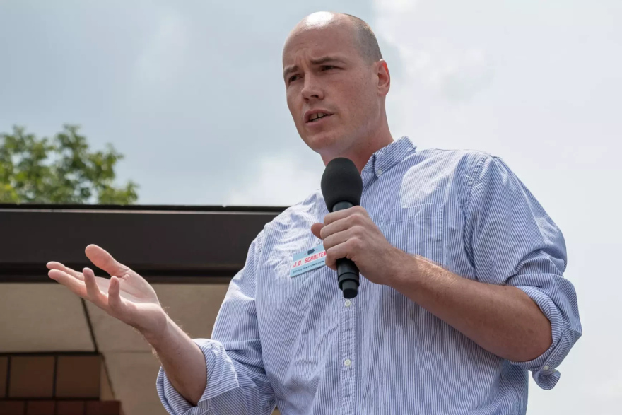 After serving one term in the Iowa House of Representatives, Democrat J.D. Scholten announced his run for Senate in June 2025. He told the Midwest Newsroom that a lack of basic AI consumer protection laws motivated his decision to run.