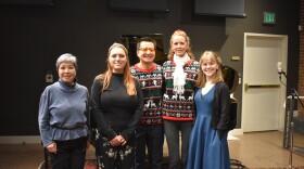 Mina Somekawa, Kristina Komarov, Archie Chen, Rhona Gouldson-Chen, and Maleney Mannino