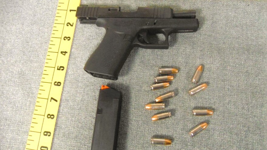 TSA agents stopped this loaded handgun in the first half of this year at Jacksonville International Airport.