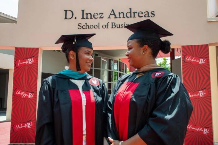 Marnatha Ternier (left) and her daughter, Hillary Pierre, are set to graduate from Barry University's School of Business and Public Administration on Saturday, May 10.