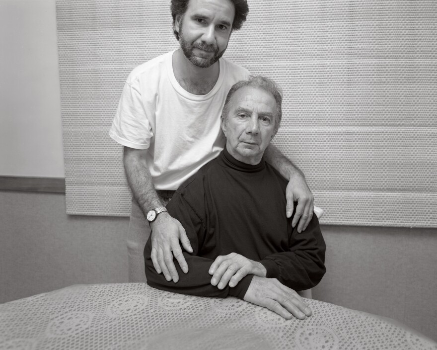 Stephen and Gene DiRado — a son and his father — in Marlborough, Mass., Oct. 29, 1998.