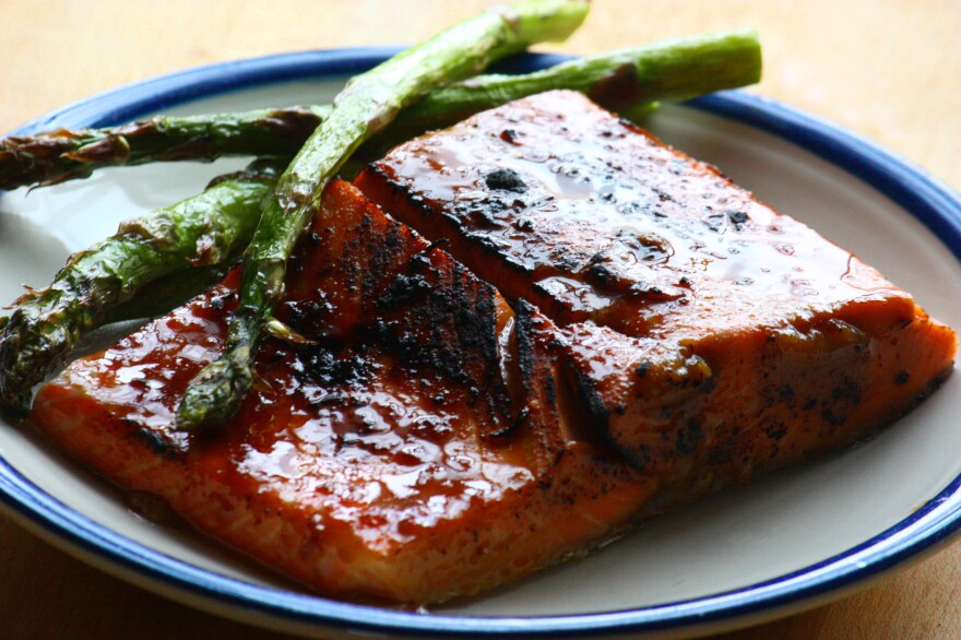 Sous Vide Miso-Ginger Salmon