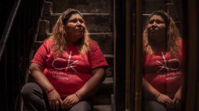 Nancy Martinez poses for a portrait at her family home in Naucalpan, State of Mexico, Mexico. Tuesday, July 8, 2025.