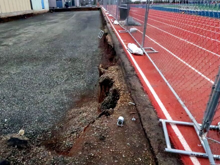 The Lincoln County School District will spend $2 million in federal dollars to build new grandstands and a restroom at Newport High School. District officials say the space will be used for outdoor class activities.