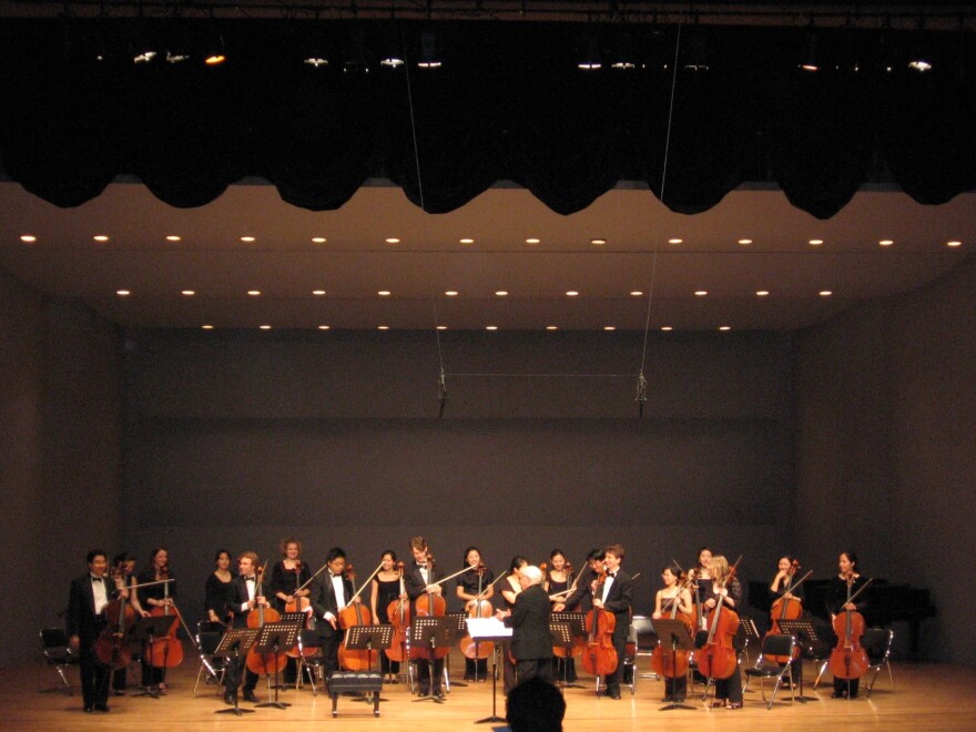 Yale Cellos performance during South Korean tour, 2005