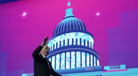 President Joe Biden waves after he spoke at the Congressional Hispanic Caucus Institute's 46th annual awards gala, Thursday, Sept. 21, 2023, in Washington.