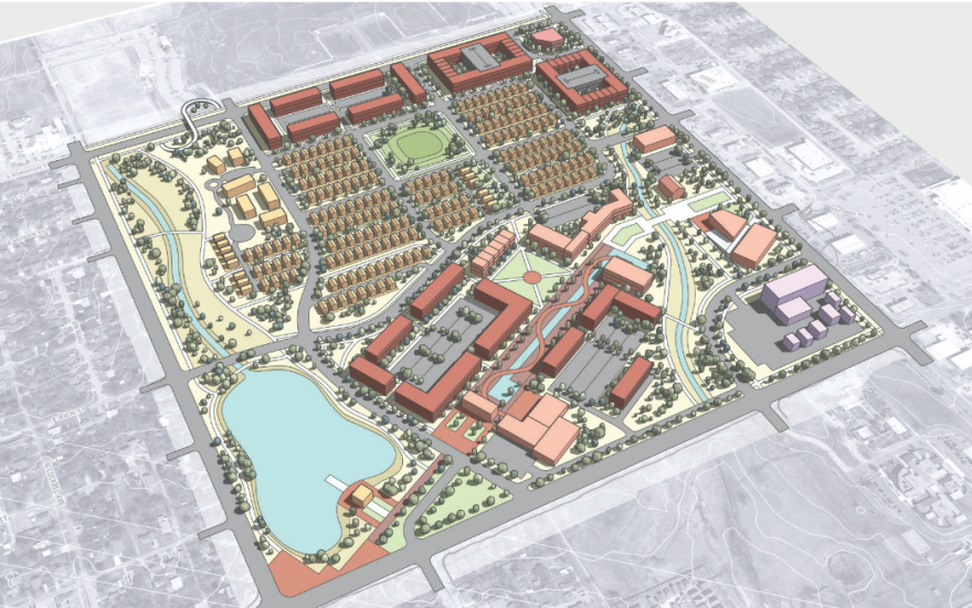 One of the five concepts presented at the Norman City Council meeting.