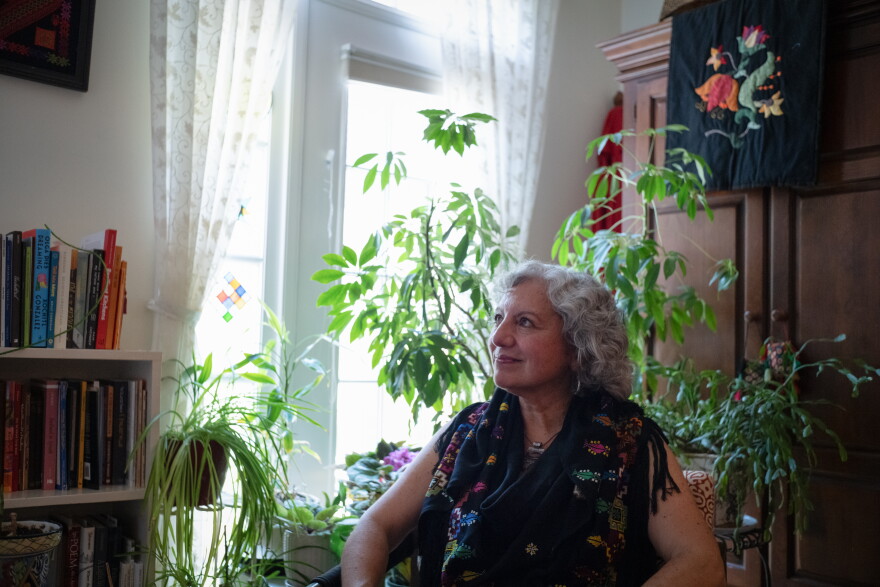 Zeina Azzam at her home in Alexandria, Virginia.