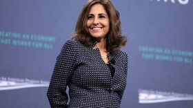 Neera Tanden speaking with attendees at the 2019 National Forum on Wages and Working People hosted by the Center for the American Progress Action Fund and the SEIU at the Enclave in Las Vegas, Nevada.