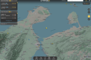 Map data from the private Swedish flight-tracking site FlightRadar 24 show two U.S. fighter jets