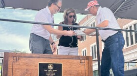 Community members in Troy sealed a time capsule on Sunday Aug. 17, 2026